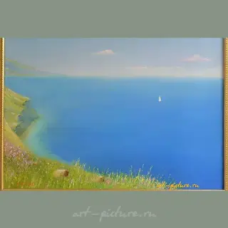 свободное плавание холст масло