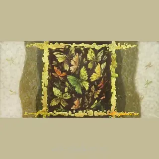 Бабочки масло, холст