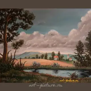 Летний день Акрил, холст