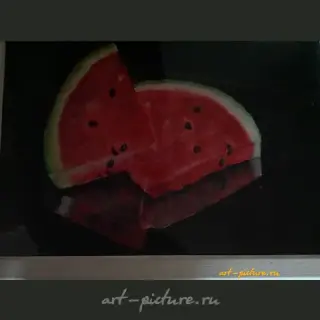 *西瓜* 水粉画
