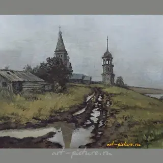 Церковь Вознесенская Холст/Масло