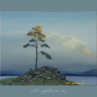 第一颗星，油画