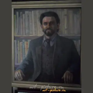 Портрет аспиранта-философа С.М.Гранкина холст, масло