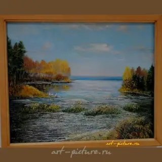 Осенняя тишина Масло, ДВП