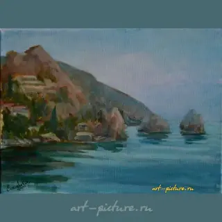 Вечерний этюд холст, масло 