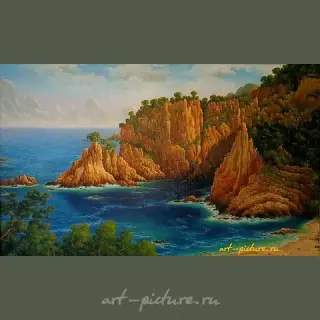 Бухта счастья холст масло