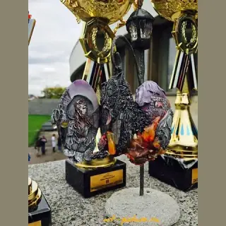 Мастер и Маргарита акрил . гель 3D