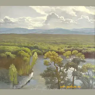 Ожидание. масло, холст