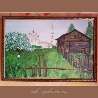 "Деревня" Холст, масло