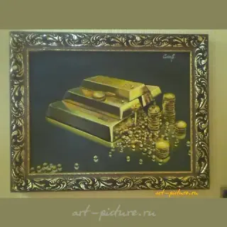 Золото России масло,холст 