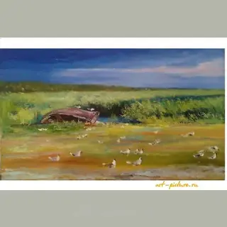 После грозы Масло, холст