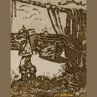 "Return of the Fishermen from the Catch. Fishermen's Everyday Life (from the series)."