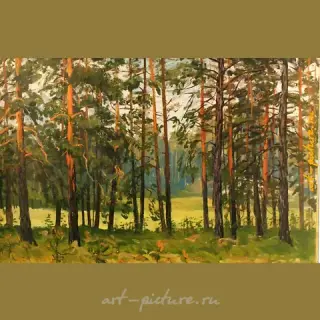Корабельная роща. холст,масло