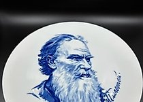 buy Decorative wall plate LEO TOLSTOY Meissen Germany