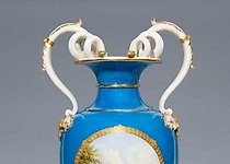 buy "Species vase with snake-shaped handles. KPM Berlin 1849-1870, artist Haus. KPM"