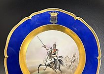 buy Military desk plate KPM, around 1849-1870.