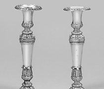 buy A couple of Biedermeier table candlesticks.
