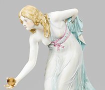 buy Art Nouveau Figure "Ball Player" by Walter Schott