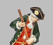 купить Фарфоровая фигурка "Охотник с диким кабаном"