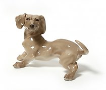 Статуэтка 瓷制小雕像“腊肠犬”。Bing &amp; Gron...