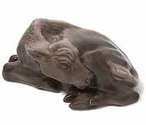 Статуэтка Porcelain figurine "Calf…