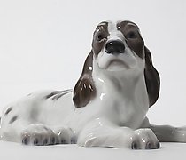 Статуэтка 斯潘尼尔。丹麦，Lyngby 瓷器