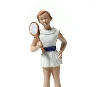 Статуэтка 瓷制小雕像 女网球运动员 Bing &amp; Gr...