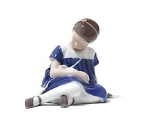 Статуэтка 小女孩。丹麦，哥本哈根，宾格与格朗达尔