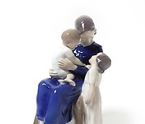 Статуэтка 幸福的家庭。丹麦，哥本哈根，Bing &amp; G...