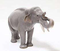 Статуэтка 大象。丹麦，哥本哈根，皇家哥本哈根