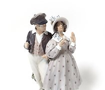 Статуэтка 汉斯和特莉娜。丹麦，哥本哈根，皇家哥本哈根