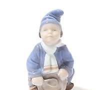 Статуэтка 鼓手。丹麦，哥本哈根，皇家哥本哈根