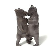 Статуэтка 两个熊。丹麦，哥本哈根，皇家哥本哈根，192...
