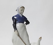 Статуэтка 牧羊女。丹麦，哥本哈根，皇家哥本哈根，192...