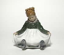 Статуэтка 阿马格尔的小女孩。丹麦，哥本哈根，皇家哥本哈...