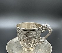 Статуэтка Chinese silver export cu…