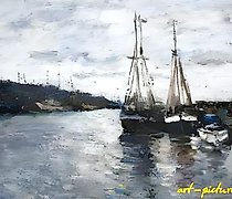 Статуэтка Sweden. Pier. Canvas, oi…