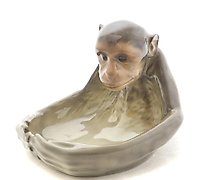 buy Porcelain vase with a monkey. Rorstrand, 1926.