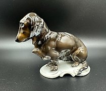 购买 瓷制腊肠犬 фигурка。德国。罗森塔尔 Rosenthal