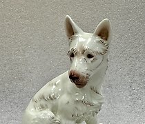 购买 陶瓷雕像“苏格兰犬”。罗森塔尔 泰奥多尔·卡尔纳