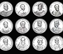 Статуэтка 银质奖章系列“伟公、沙皇与俄罗斯帝皇”共67...