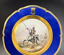 Статуэтка Military desk plate KPM,…