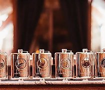 Статуэтка Фляжка охотничья из сере…