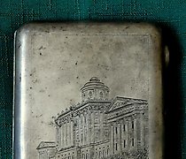 Статуэтка Портсигар серебро Москва…