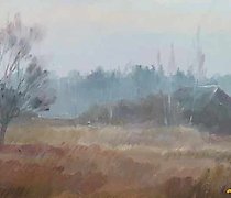 Статуэтка Gray day. Autumn. Fiberb…