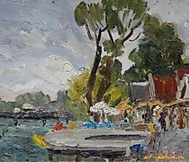 Статуэтка Trakai. Market stalls. L…