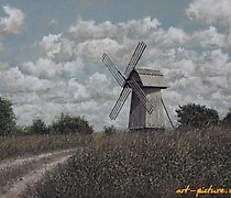 купить "Жнiвень" холст, масло