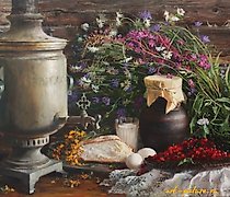 Статуэтка "Morning in July. Oil on…