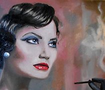 Статуэтка 致命的女人 油画，画布