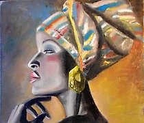 Статуэтка 色彩思维 油画，画布